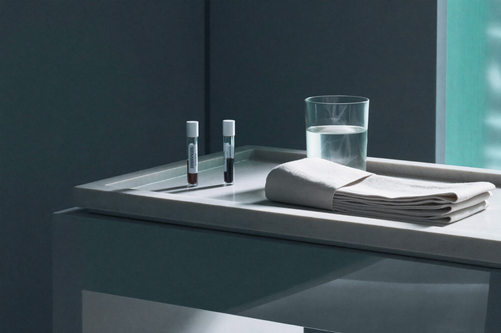Concierge diagnostics tray