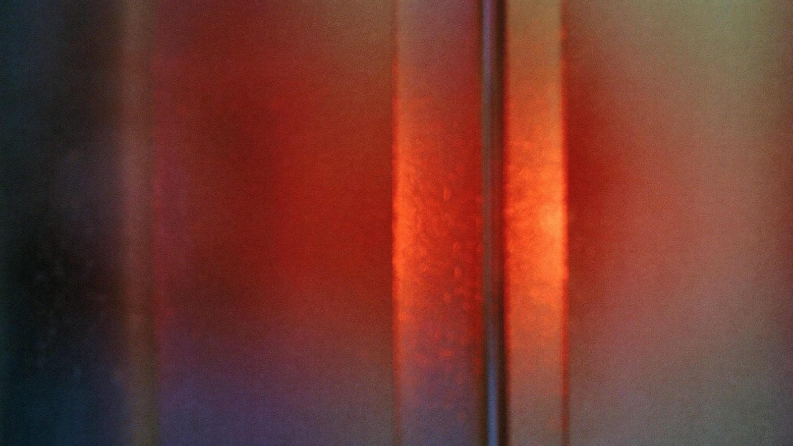 Red and near-infrared light through frosted glass