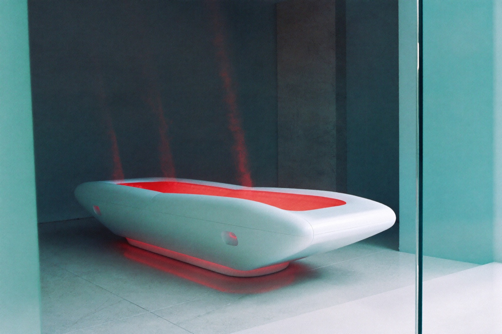Red-light therapy bed